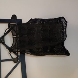 Guess Black Lace top